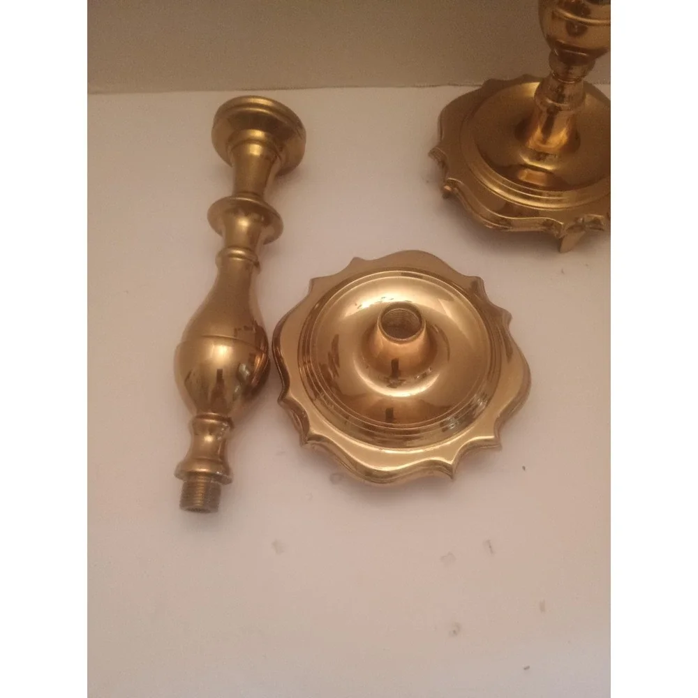Harrin Footed Heavy Candlesticks